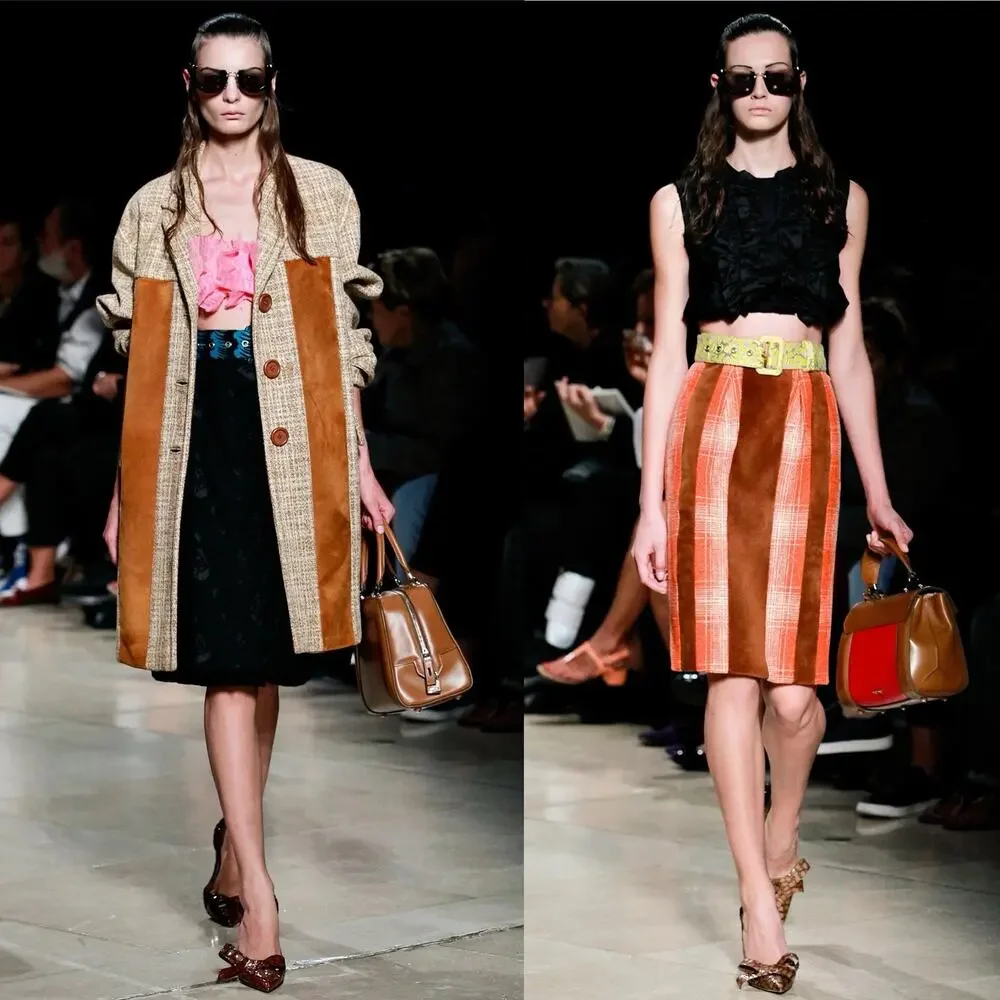 Miu Miu Spring 2015 Runway Brown Burgundy Patent Croc Embossed Bow Heels IT 36
